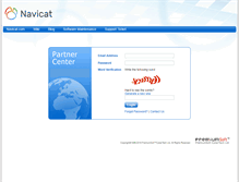 Tablet Screenshot of partner.navicat.com